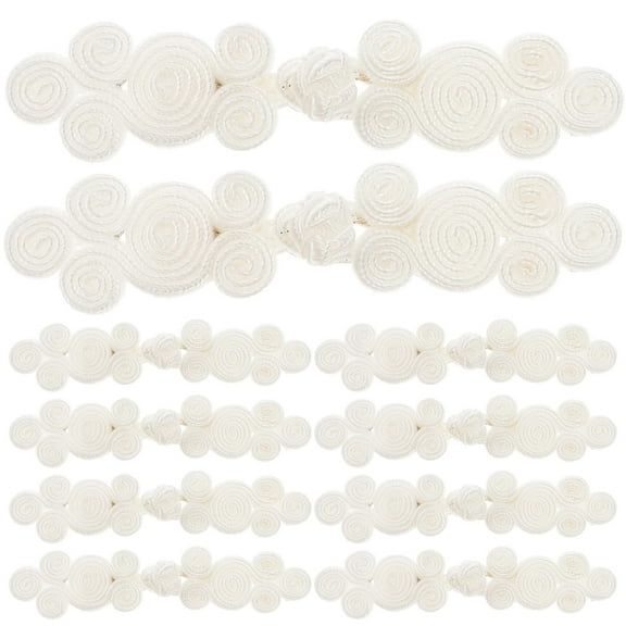 ELAYARD 10Pairs White Clothes Fasteners for Sewing DIY Accessories
