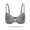 Gray, variant on Wingslove Women's Push Up Sexy Lace Padded Plunge Underwire Lift Up Bras Add 1 Cup Boost Brassiere,Black 38DDD