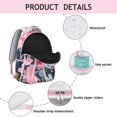 thumbnail image 4 of "Adorable Wildflower Print Backpack Featuring Sunflowers - Perfect College Bag for Women, Multiple Organizer Pockets, Comfortable Adjustable Straps", 4 of 6