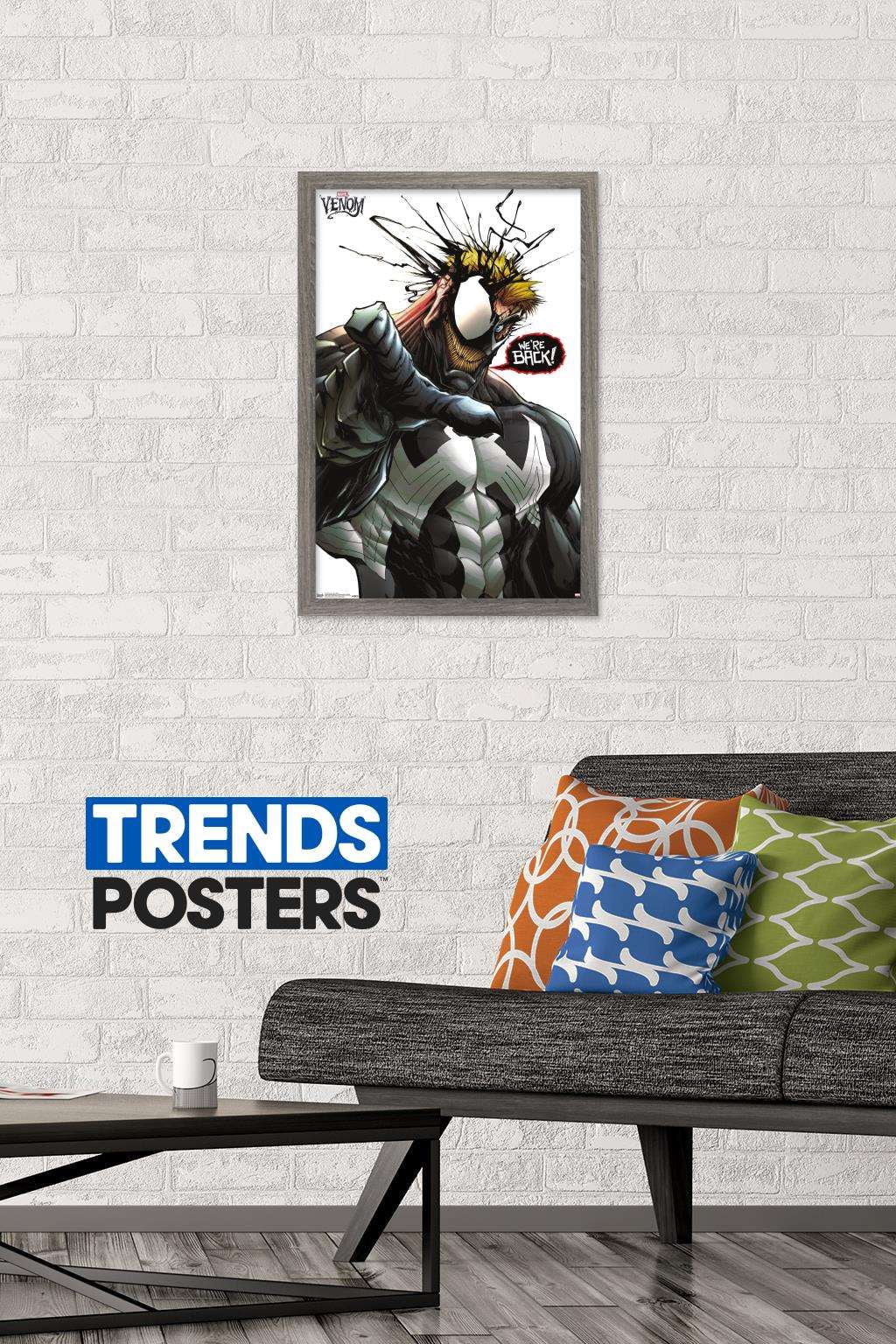 Marvel Comics - Venom - We're Back Wall Poster, 14.725" x 22.375", Framed