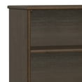 thumbnail image 4 of Simpli Home Draper SOLID HARDWOOD 30 inch x 64 inch Mid Century Modern Low Bookcase in Walnut Brown, 4 of 12