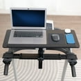 thumbnail image 3 of VIVO Height Adjustable Tilting Laptop Desk for Treadmills, Wooden Notebook Tray, 3 of 8