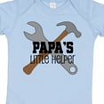 thumbnail image 4 of Inktastic Papa's Little Helper Boys Baby Bodysuit, 4 of 5
