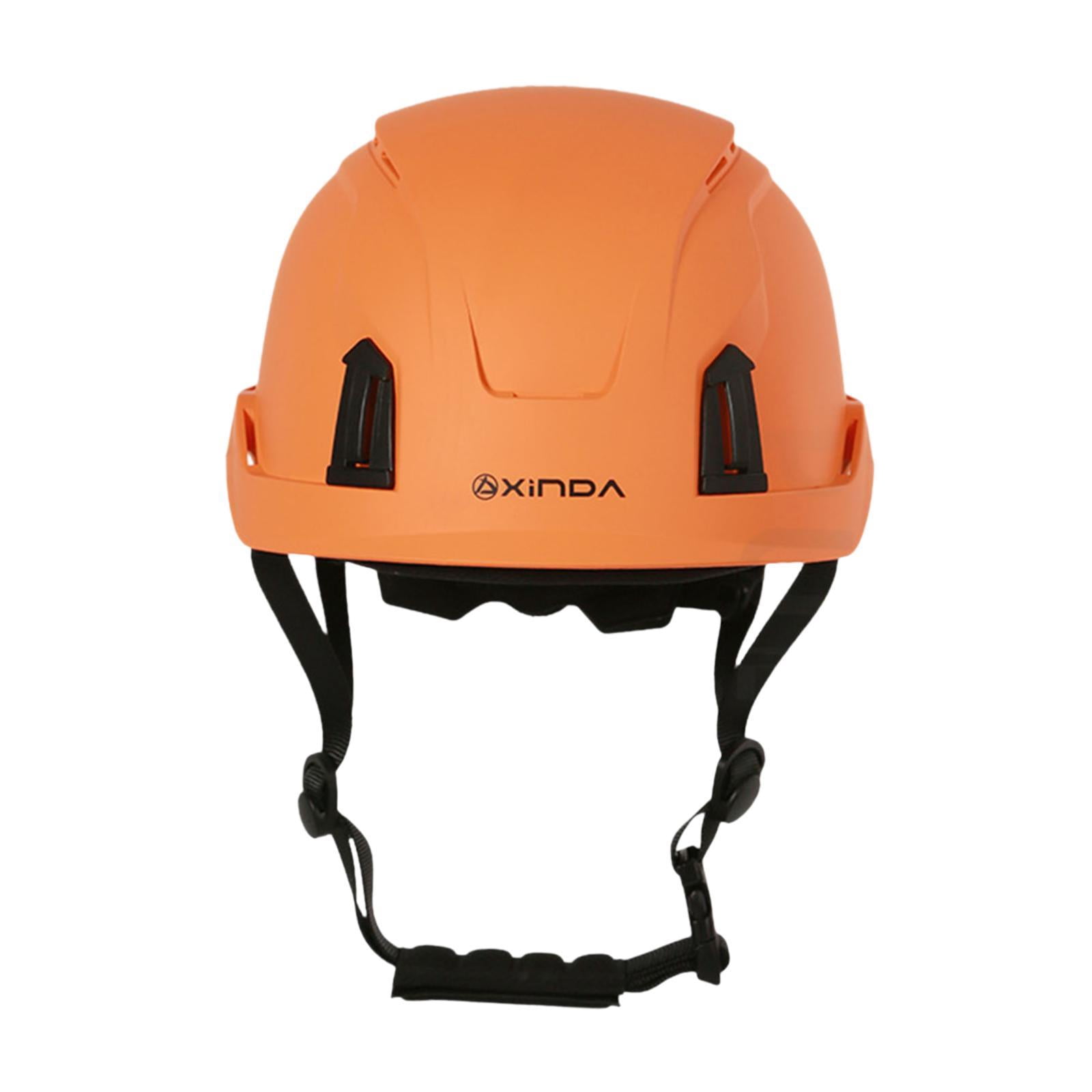 MAGIDEAL Construction Helmet for Adults Hard Hat for Arborist Outdoor Industrial Work Orange