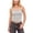 Gray, variant on Women Summer Y2K Sleeveless Striped Spaghetti Strap Crop Cami Tank Top Backless Casual Slim Fit Aesthetic Going Out Tops Shirts (Pink, XL)
