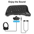 thumbnail image 5 of Wireless Game Controller Keyboards Fit for Xbox Series S/X, Xbox One/S, TSV 2.4G Mini QWERTY Keyboard Gaming Message Chatpad with USB Receiver, 3.5mm Audio Jack, 5 of 8