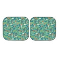 thumbnail image 5 of Lsque Mushrooms and Flowers 2 PCS Windshield Sun Shade | CarFoldable Window Covers | Car Accessories Reflect UV for Universal Cars SUV Truck | Medium, 5 of 7