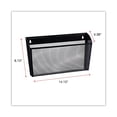 thumbnail image 2 of Archivador de pared universal UNV20026, malla metálica, negro, 2 of 2