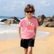 thumbnail image 5 of Camiseta de Vestido de Manga Corta de Niños Moda Lindo Cuello Redondo Impresión Tee Niños Niños Niños Camiseta Tela Suave Y Transpirable Uso Diario Casual, 5 of 8