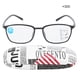 thumbnail image 2 of Gafas de lectura multifocales negras con diseño unisex antiluz azul para aliviar la fatiga y +300 dioptrías, 2 of 8