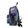 thumbnail image 4 of FORMRS School Backpack with Front Zippered Pocket 12" Elementary Student Travel Daypack, Astronaut Pattern, 4 of 6