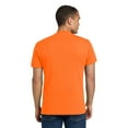 thumbnail image 2 of JERZEES Safety Work T-Shirt, Dri-Power 50/50, Hi- Vis Moisture-Wicking Workwear, Safety Orange, S, 2 of 5