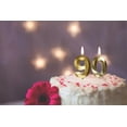 thumbnail image 4 of 90th Birthday Candles,Gold Number 90 Cake Topper for Birthday Decorations Party Decoration, 4 of 6