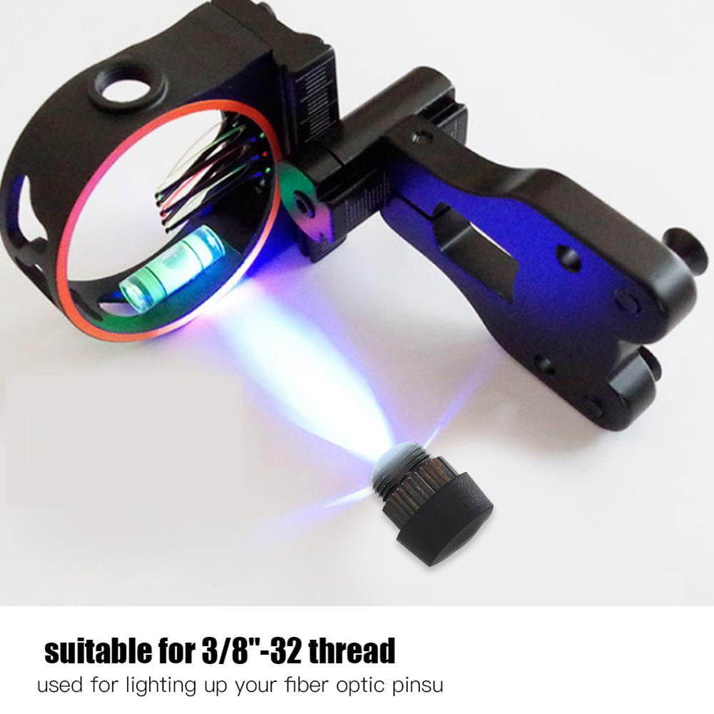 Compound Bow Optic LED Sight Light 3/8-32 Gewinde Universal Fit Bow Sight Light 