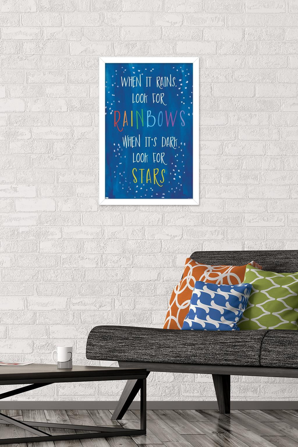 Erin Clark - Rain-Stars Wall Poster, 14.725" x 22.375", Framed