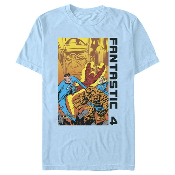 Men's Marvel: Fantastic Four Team Poster  Graphic T-Shirt