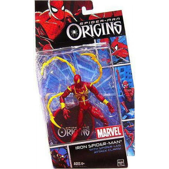 Marvel Spider-Man Origins Iron Spider-Man Action Figure 2006 Hasbro 79632
