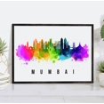thumbnail image 1 of Pera Print Mumbai Skyline India Poster, Mumbai Cityscape Painting, Mumbai India Poster, Cityscape and Landmark Print, Home Wall Art, Office Wall Decor - 8x10 Inches, 1 of 1