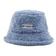thumbnail image 1 of Gorro cloche cálido para mujer, gorro de pescador liso para invierno, 1 of 5