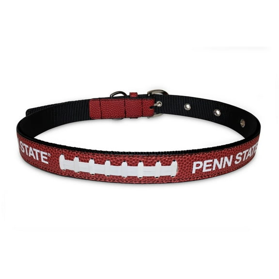 Pets First NCAA College Penn State Nittany Lions PREMIUM SPORTY DOG COLLAR, LIMITED EDITION, Best & Toughest Heavy-Duty Dog Collar, Medium