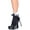 Black/White, variant on Women's Ruffle and Satin Bow Anklet Socks