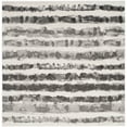 thumbnail image 3 of SAFAVIEH Adirondack Katina Striped Area Rug, Ivory/Charcoal, 8' x 8' Square, 3 of 7