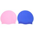thumbnail image 1 of Gorros de natación de silicona duraderos, gorro de natación de 2 piezas Gorro de natación unisex Diseño a prueba de futuro, 1 of 9