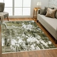 thumbnail image 5 of Luxe Weavers Bohemian Abstract Green 5' x 7'4" Area Rug Fringed Modern Carpet, 5 of 9