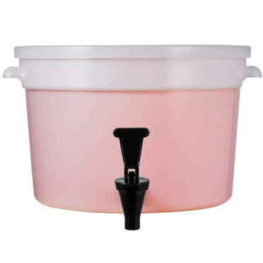 KFFKFF Plastic Beverage Dispenser 3 Gallon Party Beverage Holders, Plastic Liquid Container with Faucet and Cover, Chilled Tea Lemonade Juice Water Server,