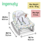 Ingenuity Keep Cozy 3-in-1 Baby Bouncer Seat & Infant to Toddler Rocker - Madi