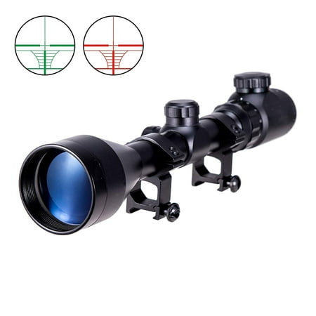 Cvlife 3-9X50 E Mil-dot Illuminated Red & Green Hunting Rifle Scope Optical Gun