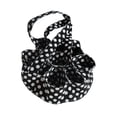 thumbnail image 4 of Canasta de huevo con 7 bolsas, organizador con soporte para el mango, bolsa de lona para la cocina, Negro, 4 of 9