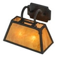 thumbnail image 4 of Meyda 153227 14 in. Dalton Wall Sconce, Cajun Spice & New Mica Acrylic, 4 of 6