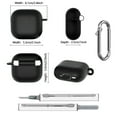 thumbnail image 4 of ZHaobin 2024 New for AirPods 4 Earbuds Case for Apple headphone Accessories with Lanyard/cleaning kit Anti loss protection Cover for AirPods (3 in 1,For AirPods 4), 4 of 7