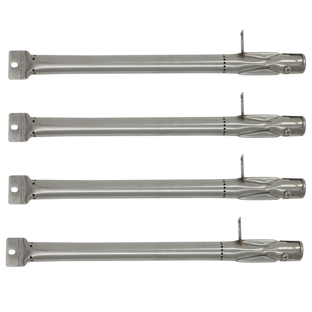 4Pack BBQ Gas Grill Tube Burner Replacement Parts for Outdoor Gourmet