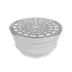 thumbnail image 1 of Coladera para patio Fleximatic cubierta y bisel de acero inoxidable con check anti-olores JUMBO, 1 of 5