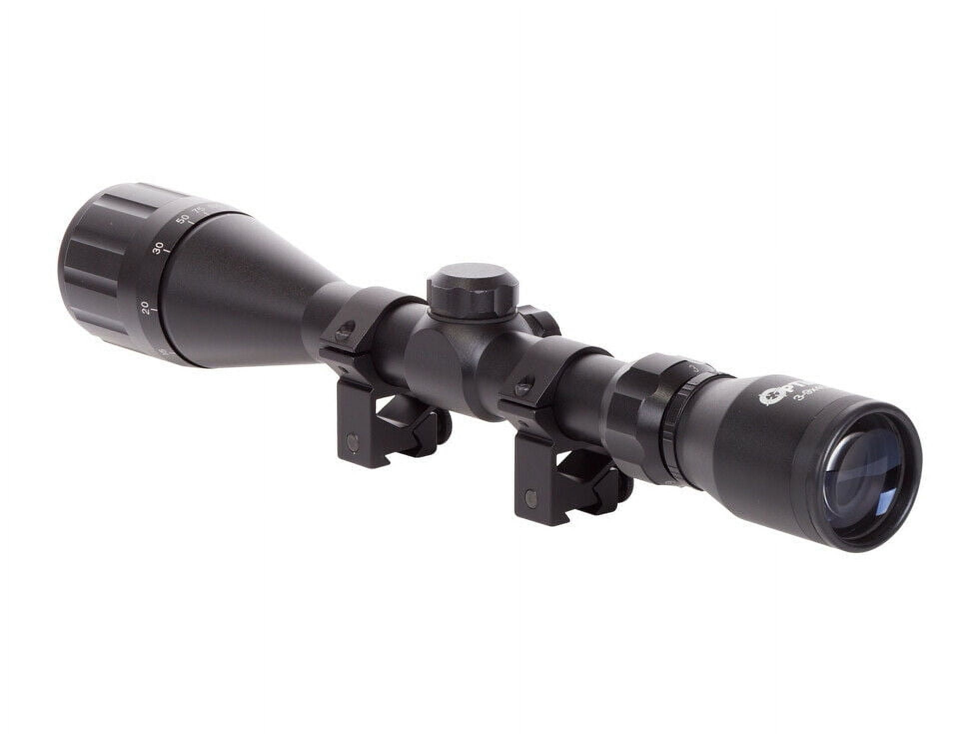 Hatsan Optima 3-9X40AO Scope with Rings and Free Hat Camo Digital and Cleaning Pen Bundle