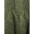 thumbnail image 5 of Time and Tru Women's Cable Stitch Two Pocket Cardigan, 5 of 6