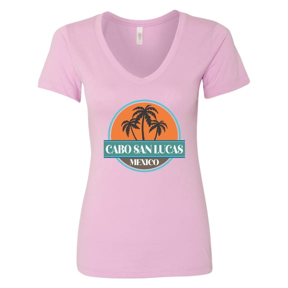 Inktastic Cabo San Lucas Beach Vacation Women's V-Neck T-Shirt