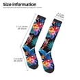thumbnail image 2 of Rateoe Tropical Palm Leaves Pattern Women’s Knee High Crew Socks,Trouser Socks Comfortable, Breathable, Moisture-Wicking and Soft, 2 of 6