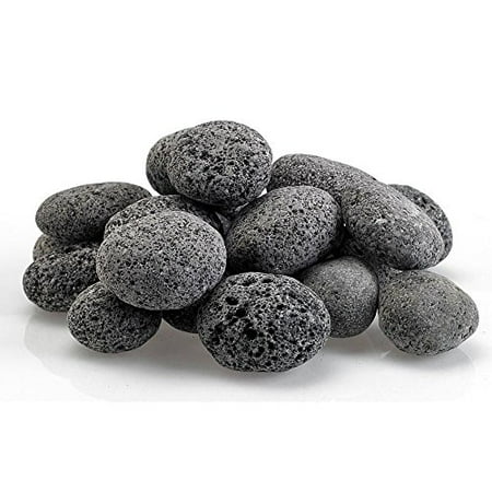 - Medium Lava Stone (Tumbled) Gray / Black 1