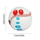 thumbnail image 3 of Pelota de béisbol blanda de 9 pulgadas para niños, ideal para entrenamientos escolares, juegos juveniles y prácticas. Pelota de béisbol duradera, ligera y blanda., 3 of 5