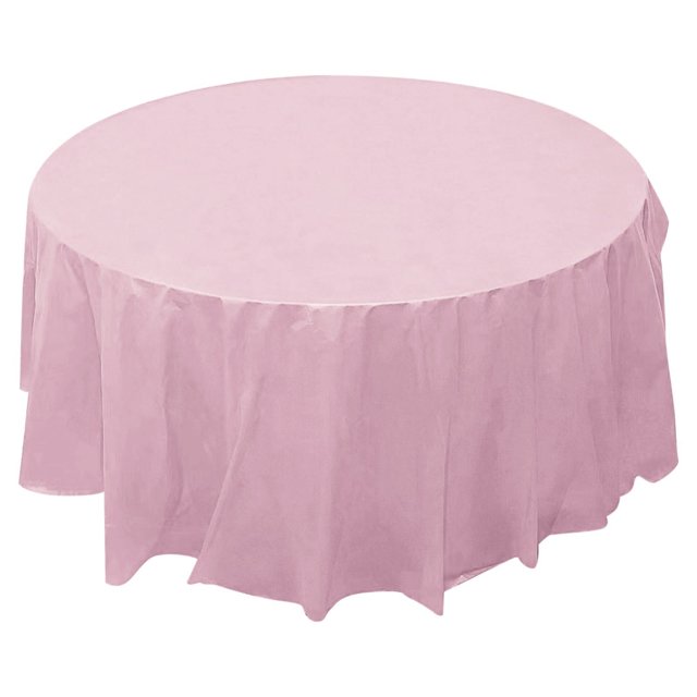 On Sale Huayishang Table Cloth,Polyester Antependium,1 Pack of Circular Tablecloths 84 Inches Available In Nine Colors with Polyester Round Table Covers Stain and Wrinkle Washable Fabric Tablecloths