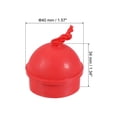 thumbnail image 2 of Rubber Cue Chalk Holder Billiard Pool Cue Tips Chalks Case with Cord, Red 2 Pack, 2 of 5