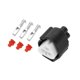 thumbnail image 1 of Conector de terminal de cable hembra impermeable de 3 pines para faro de niebla, Unique Bargains, para Toyota, 1 juego, 1 of 6