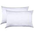 thumbnail image 1 of Fundas de almohada de seda Jocoku, 100% seda de morera, tamaño king, color blanco, 1 of 6