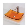 thumbnail image 2 of DecoLav Darya Incandescense Plastic Rectangular Vessel Bathroom Sink, 2 of 7