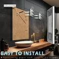 thumbnail image 5 of KWW 28 x 36 inch LED Bathroom Rectangular Vanity Mirror, Anti-Fog Dimmable Lights, Easy to Instal, 5 of 7