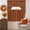 Brown, variant on Orange Leaves Fall Swag Kitchen Curtains Sets for Windows 24 Inch Length, Thanksgiving Botanical Maple Leaves Short Window Curtain Panels Swags Valances and Tiers 3 Piece Set for Cafe/Dining Room