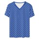 thumbnail image 3 of Camisetas Casuales de las Mujeres Impresas de Manga Corta con Cuello en V Blusa de Moda Cómoda para el Uso Diario Casual, 3 of 5